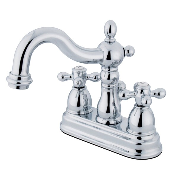 KS1601AX 4" Centerset Bathroom Faucet, Polished Chrome